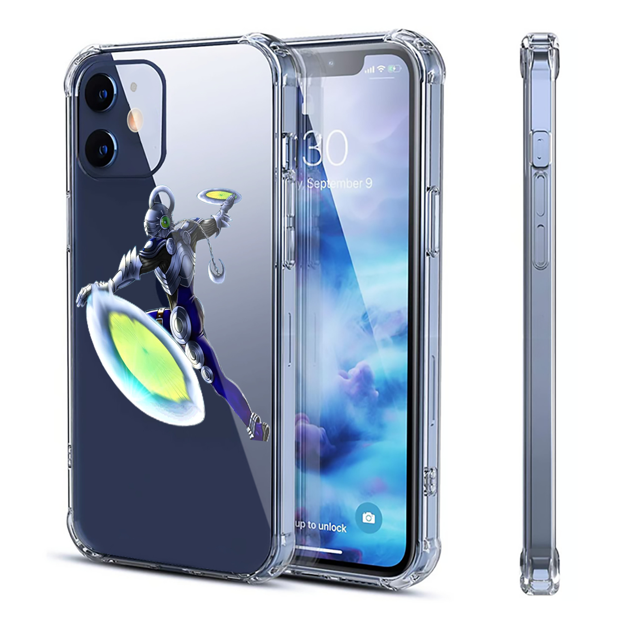 （画像用） 遊☆戯☆王 Yu-Gi-Oh! 【iPhone 12シリーズ対応】透明スマホケース（クリアソフトケース）
